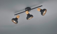 TRIO Reality R81523032 LATIKA stropní bodové svítidlo/spot 3xE14 černá matná