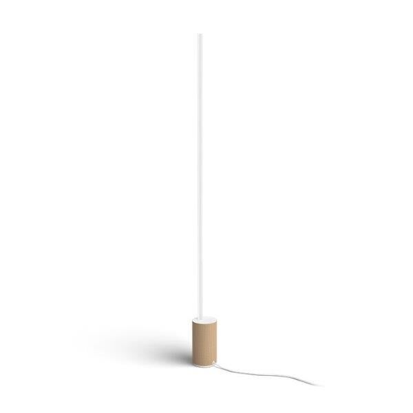 Philips HUE White and color ambiance 8719514433526 Signe stojanové svietidlo LED 1,4m 29W/2550lm biela, imitácia dreva, bluetooth