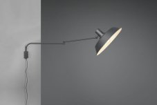 TRIO 200300132 BOLDER nástěnné svítidlo 1xE27 černá matná