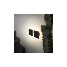 Nástěnné svítidlo Ideal lux 195773 COVER AP1 SQUARE BIG NERO 1xLED 11W / 1112lm 3000K černá