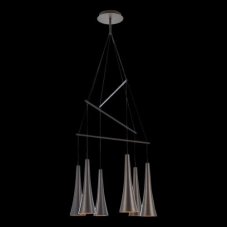 LUXERA 64412 MADERA závěsné svítidlo 530 mm LED / 30W, 3000K, kávová