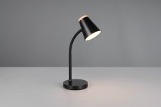 TRIO Reality R55831102 PONGO stolní lampička v360mm SMD LED 4,5W/500lm 3000K černá