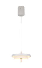 TRIO 340219176 KEATON závěsné svítidlo D400mm SMD LED 34,5W/4000lm 2300+3000+4000K světle šedá, switchdimmer