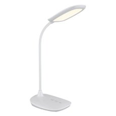 GLOBO 58455W BOTAL stolové svietidlo LED V400mm 9W/520lm 4000-3000-6500K biela lesklá, adaptér