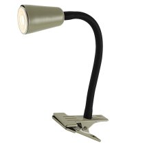 Stolná lampa so štipcom 1x GU10 kaki IP20 Rabalux ALDO 74092