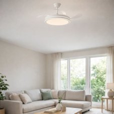 Stropní ventilátor se světlem LED 3000–6500K biela IP20 Rabalux FLUARA 71364