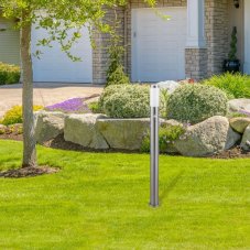 Rabalux 8268 vonkajšie stĺpik Inox torch