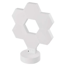 EMOS ZIW426R GoSmart LED stolná lampa Hexagon biela, 6 častí, RGB, stmievateľná, WiFi