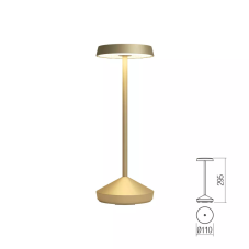 REDO 90318 SOPHIE exeriérová stolní lampa SMD LED 2,2W 150lm-161lm 2700K-3000K IP65 zlatá
