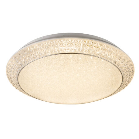 GLOBO 41314-40 RONJA stropní svítidlo LED D510mm 40W/2090lm 3000-4000-6000K bílá, stmívatelné, dálkové ovládaní, krištálový efekt