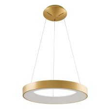Italux 5304-840RP-GD-3 LED závesný luster Giulia D480mm 40W/2200lm 3000K zlatá, biela