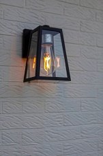 LUTEC 5290903012 FIA venkovní nástěnné svítidlo E27 40W IP44 matná černá