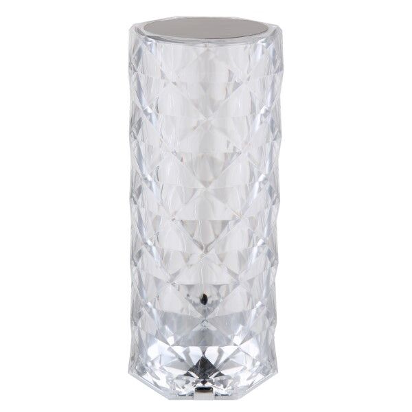 GLOBO 28071 GIXI stolná lampička V210mm LED 1,5W/50lm 2700+4000+6500K efekt číreho krištáľu, vrátane batérie 800 mAh 3,7V, USB kábel