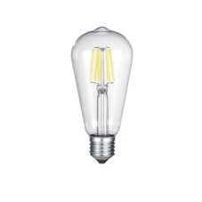 TRIO 987-600 KOLBEN LED žárovka filament E27 7W/806lm 2700K D64mm ST64 průhledná