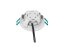 SYLVANIA 0090084 SylSpot zápustné svietidlo D87mm LED 4,8W 400lm 3000K IP44/20 biela