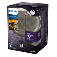 Philips 8719514315396 LED žárovka E27 6,5W/20W 200lm 1800K G200 smoky stmívatelná
