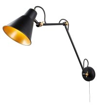 Searchlight 7403BK WALL nástenné svietidlo E27 1x10W