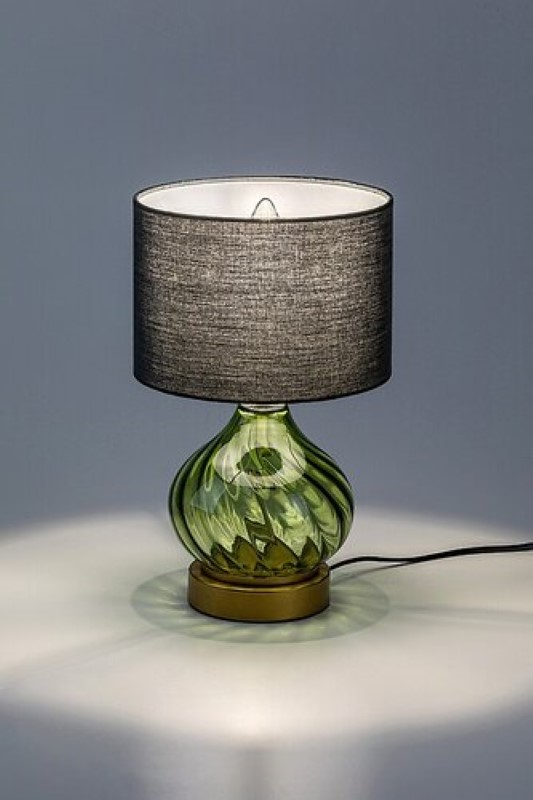 RABALUX 74033 Pirelo stolná lampička D200mm 1xE14 zelená, čierna