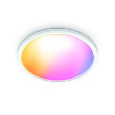 Philips Wiz Colors 8720169072657 SuperSlim stropné svietidlo LED D545mm 32W/3750lm 2700-6500K+RGB biela