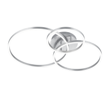 TRIO 670810607 WINONA stropné svietidlo LED 28W/3200lm 2700 - 6500K matný nikel, RGB, stmievateľné, diaľkový ovládač