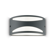Exteriérové nástěnné svítidlo Ideal lux 092447 REX-3 AP1 antracit 1xE27 60W IP44
