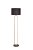 RABALUX 74043 Domiro stojací lampa D400mm 1xE27+LED 30W/825lm 3000K zlatá, černá