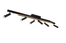 TRIO 648310732 ZENO stropné svietidlo SMD LED 1x18W/2200lm, 6x5,5W/650lm 2700-6500K čierna matná, diaľkový ovládač