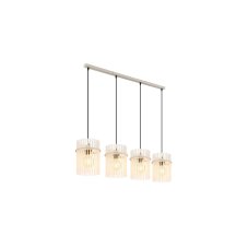 Závěsné svítidlo 4x E27 piesková IP20 GLOBO lighting GORLEY 15698-4HB