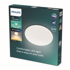 Philips 8719514335110 Moire CL200 stropní svítidlo LED D380mm 20W/2000lm 2700K bílá