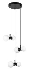 RABALUX 72300 Lition závesné svietidlo D230mm 6xG9 čierna, biela