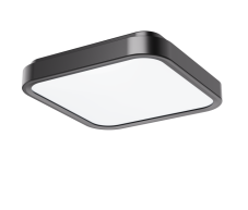 RABALUX 71255 Samira stropné svietidlo LED 18W/1400lm 4000K IP44 čierna, biela, 250x250mm