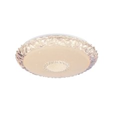 GLOBO SMART LIGHT 48413-40SH EDDIE stropní svítidlo LED D500mm V100mm 40W/2980lm 2700-6500K bílá, opál, stmívatelné, dálkový ovladač, starlight