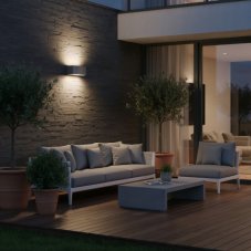 Exteriérové nástenné svietidlo Ideal lux 061580 ANDROMEDA AP1 ANTRACITE 1xE27 60W IP55