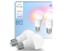 8720169392243 Philips Hue Essential White and color Ambiance LED žárovka E27 8W/806lm 2200-6500K+RGB bílá 2-set