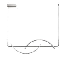 RABALUX 72233 Jarnelle závěsné svítidlo LED 35W/2450lm 3000K saténová chromová, bílá