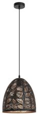 RABALUX 2277 Manorca závěsné svítidlo E27 1x40W černá, zlatá