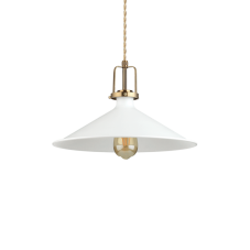 IdealLux 238210 ERIS-4 SP1 závěsné svítidlo 360mm E27 1x60W IP20 bílá
