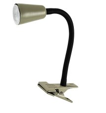 Stolná lampa so štipcom 1x GU10 kaki IP20 Rabalux ALDO 74092