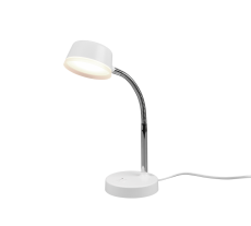 TRIO R52501101 KIKO stolové svietidlo LED D120mm 4,5W/300lm 3000K, biela