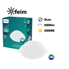 Philips 59444 MESON 080 zápustné svietidlo LED D90mm 5,5W 500/360lm 3000K biela