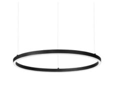 Ideal Lux 304441 ORACLE SLIM závěsné svítidlo LED D900mm 55W 5700/2950lm 4000K černá