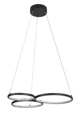 RABALUX 72297 Formand závesné svietidlo LED 38W/1100lm 3000K čierna, biela