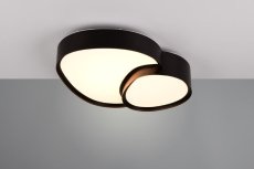 TRIO 647510232 RISE stropní svítidlo SMD LED 21W/2400lm 2700-6500K černá matná, stmívatelné, dálkový ovladač
