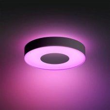 Philips HUE LED White and color Ambiance 41163/30/P9 Infuse M stropní svítidlo 33,5W 2350lm 2200-6500K+RGB 38,1cm černé stmívatelné BlueTooth