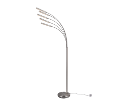 TRIO R41031507 REED stojací lampa LED 5x4,5W/360lm 3000K, matný nikl, switchDimmer