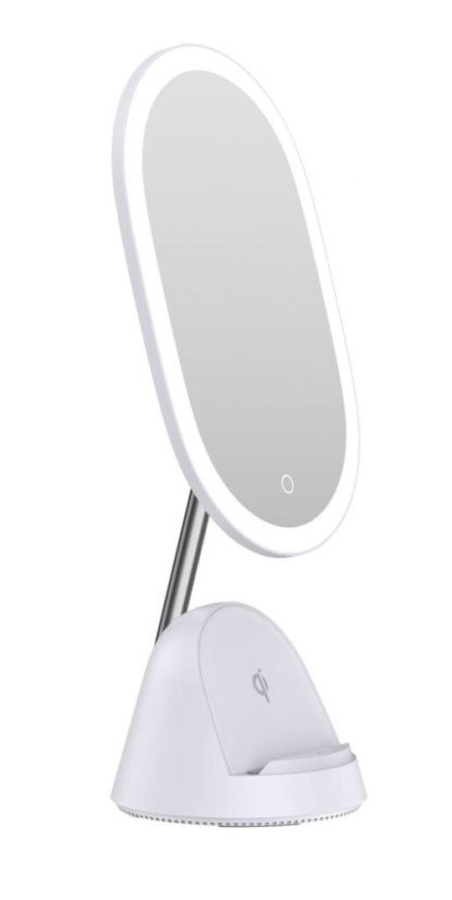 Immax 08970L FACE zrkadlo 3v1 LED 4W 70lm 4000-5000K, biela, dotykové ovládanie, nočné podsvietenie