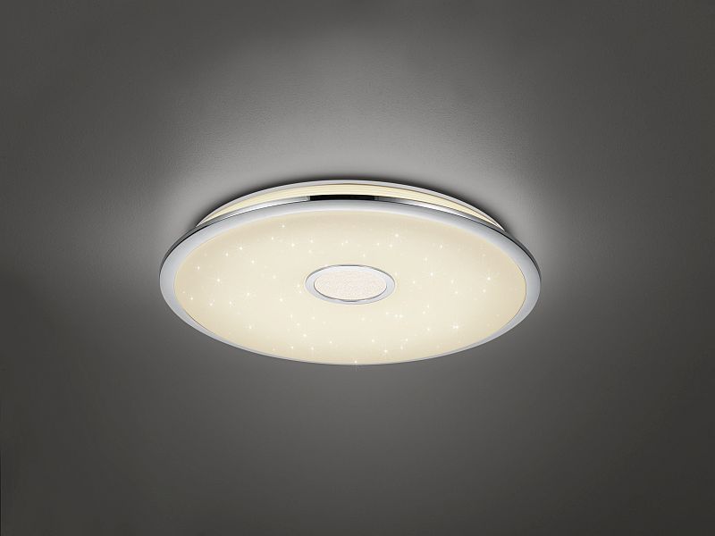 TRIO 678710006 Osaka stropní  svítidlo LED 1x100W 9800lm 3000 - 5500K s ovládačem, starlight efekt