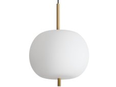 Ideal Lux 314969 UMILE-1 závesné svietidlo LED 20W 2000/1420lm 3000K zlatá, biela