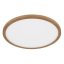GLOBO 41562-24WW SAPANA stropné svietidlo D420mm LED 24W/2300lm 3000K IP44 imitácia dreva, biela