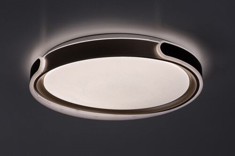 RABALUX 71292 Jindri stropní svítidlo D500mm LED 48W/3000lm 3000-6500K černá, zlatá, bílá, stmívatelné, dálkový ovladač